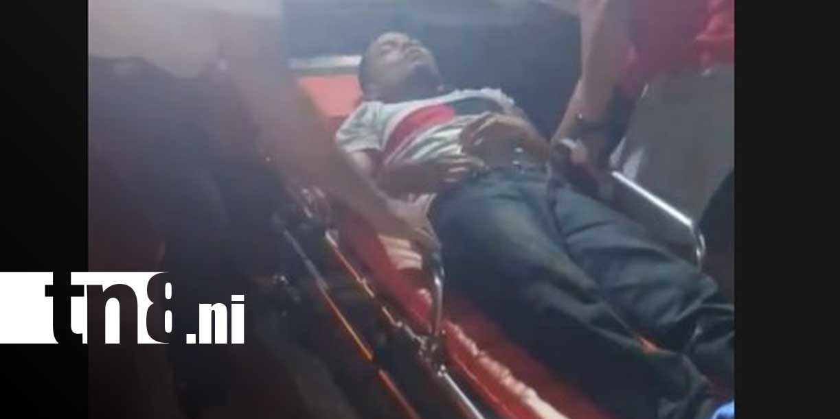 Foto: Motociclista herido en Villa El Carmen/ TN8