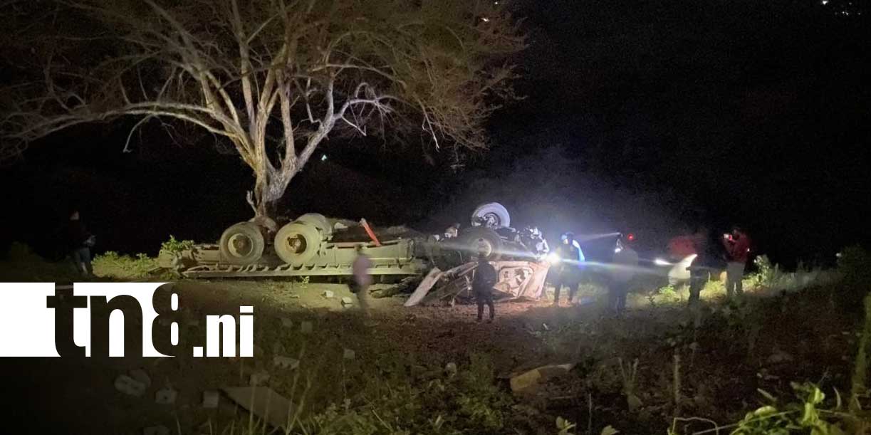 Foto: Tragedia en Quilalí: rastra cae a un abismo y deja un muerto/TN8