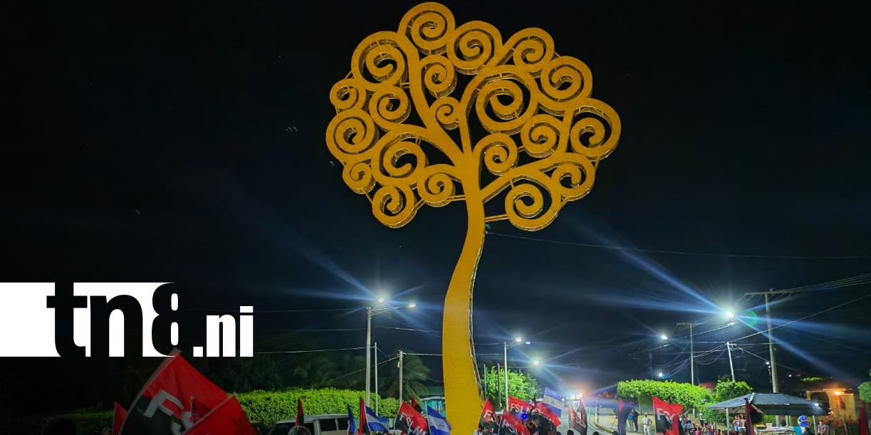 Foto: Rivas inaugura Árbol de la Vida en honor al comandante Tomás Borge Martínez/TN8