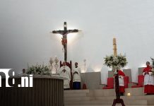 Foto: Cristo ha resucitado en Managua/ TN8