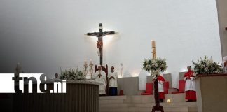 Foto: Cristo ha resucitado en Managua/ TN8