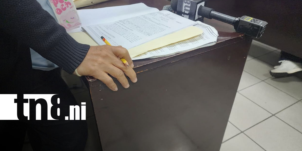 Foto: Sujeto acusado de robo en Managua/ TN8