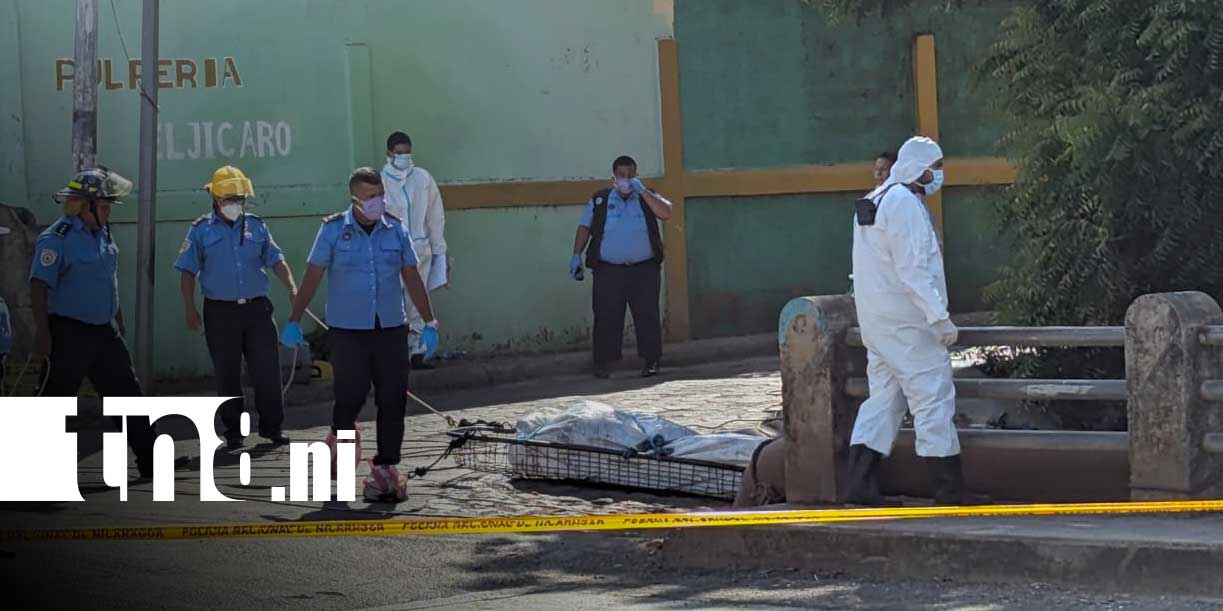 Foto: Cadáver en descomposición hallado en Managua/TN8