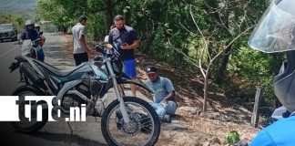 Foto: Motociclista resulta lesionado tras impactar contra un perro en Ometepe/TN8