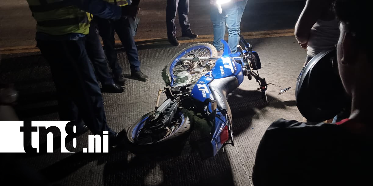 Foto: Accidente mortal de motociclista en carretera Vieja a León/TN8