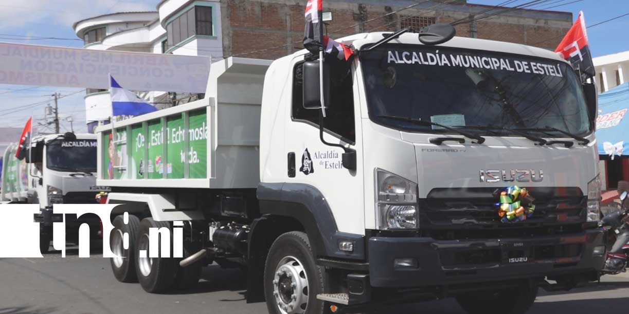 Foto: Nuevas unidades mejorarán la recolección de basura en barrios de Estelí/Tn8