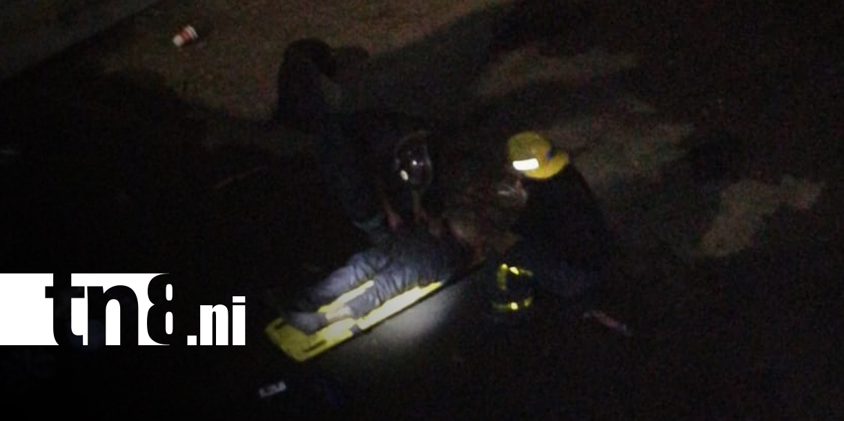 Foto: Accidente deja dos motociclistas heridos en Managua/TN8