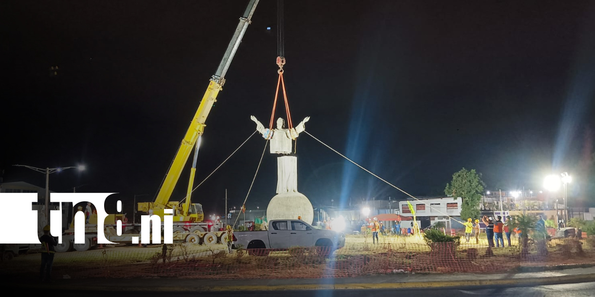 Foto: Rotonda Cristo Rey: inician remoción en Managua/TN8