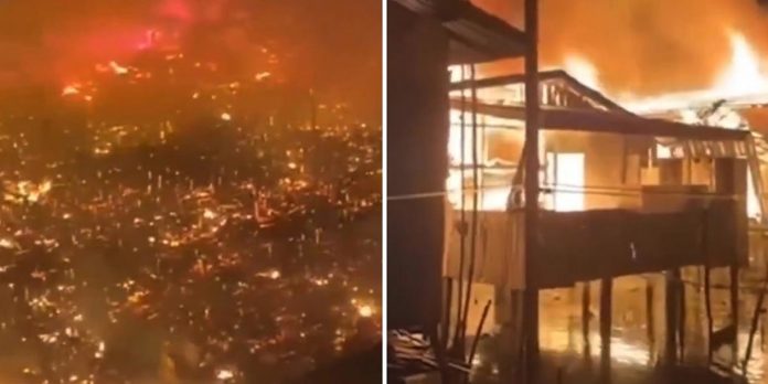 Foto:  Infernal incendio en Malasia /Cortesía