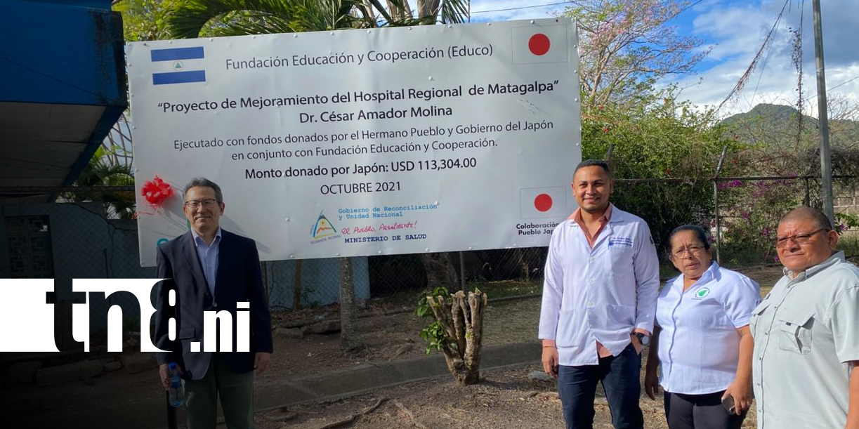 Foto: Japón fortalece la salud en Matagalpa con importante donación médica/TN8