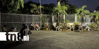 Foto: ¡Desde la madrugada! Largas filas rodean el Olof Palme por la Feria Nacional de la Vivienda/TN8