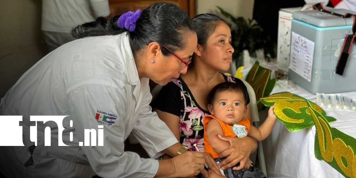 Foto: Jornada de vacunación en Nicaragua/TN8