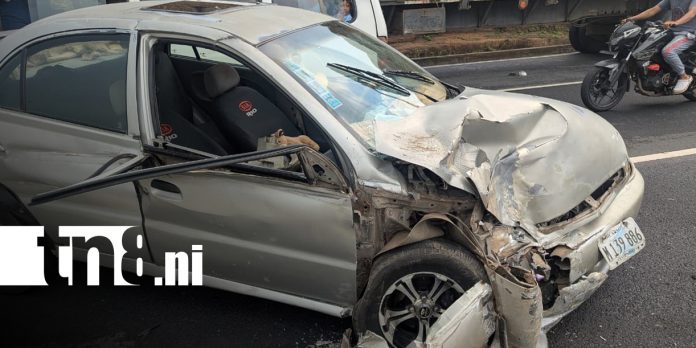 3 Foto: Fuerte choque en Carretera Sur deja dos lesionados y alerta por imprudencia vial/TN8