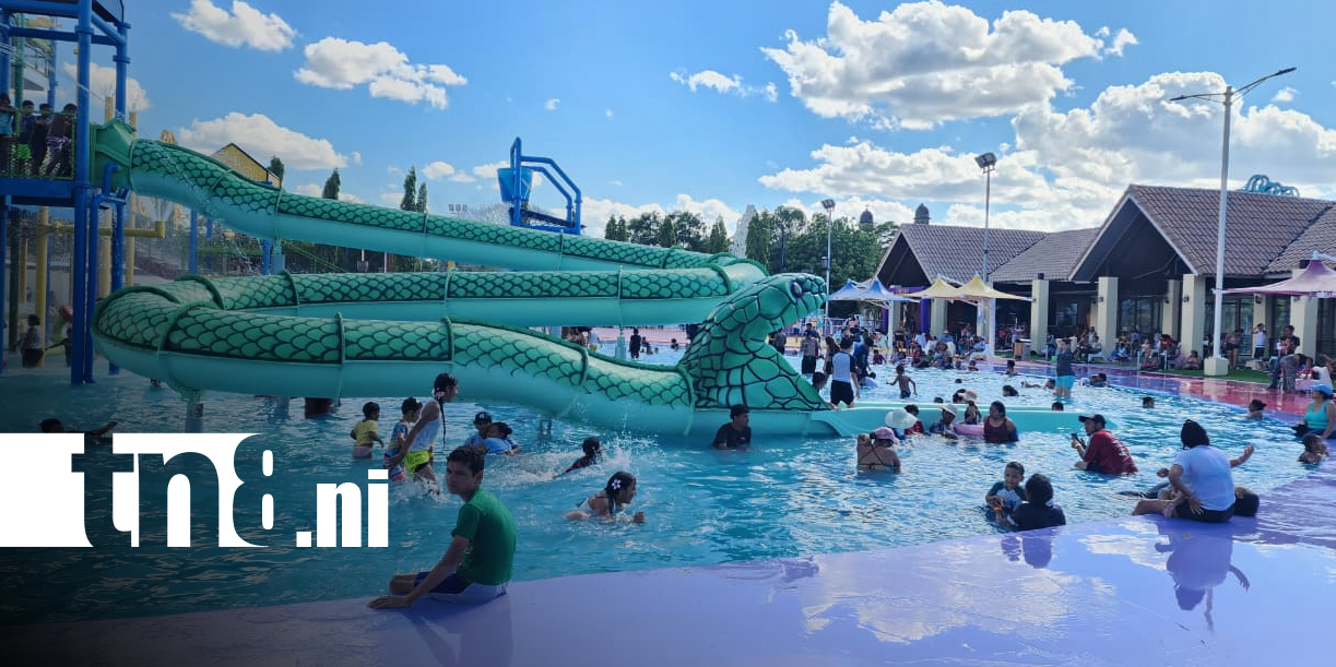 Foto: El parque acuático Paseo Xolotlán se consolida como destino favorito de las familias/TN8