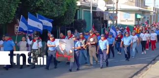 Foto: Con dianas y fervor, militancia recuerda a Tomás Borge en Carazo /TN8