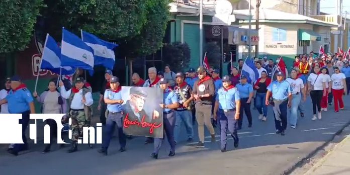 Foto: Con dianas y fervor, militancia recuerda a Tomás Borge en Carazo /TN8