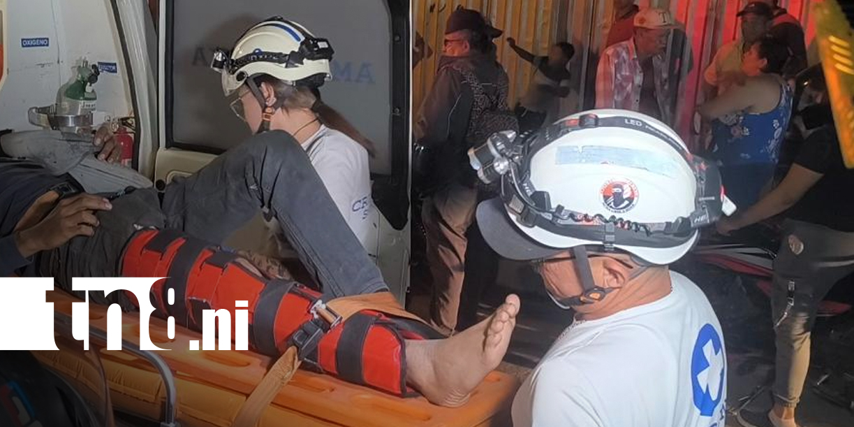 Foto: Motociclista resulta lesionado tras colisionar por exceso de velocidad en Estelí/TN8
