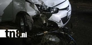 Foto: Motociclista herido en Villa El Carmen/ TN8