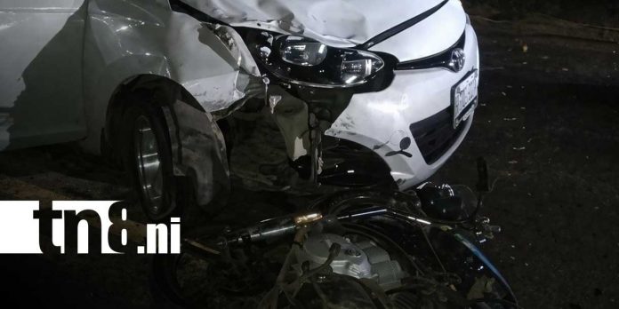 Foto: Motociclista herido en Villa El Carmen/ TN8