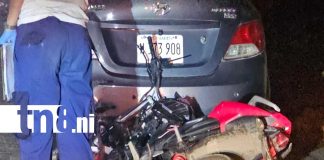 Foto: Conductor en aparente ebriedad provoca choque en Ocotal/TN8