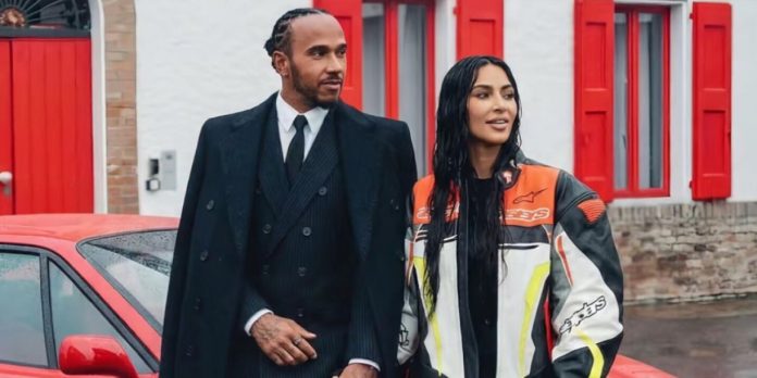 Foto: Kim Kardashian y Lewis Hamilton /cortesía Foto: Kim Kardashian y Lewis Hamilton /cortesía