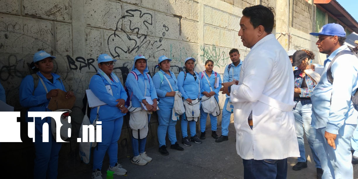 Foto: Brigadas del MINSA llegan al barrio Santa Rosa/ TN8