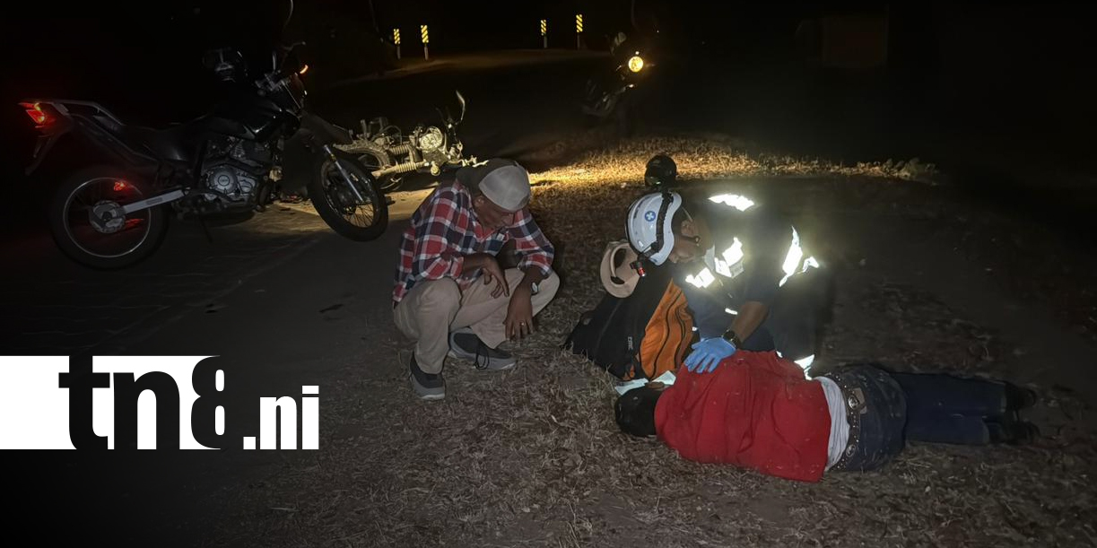 Foto: Grave accidente de motos en Chontales/TN8