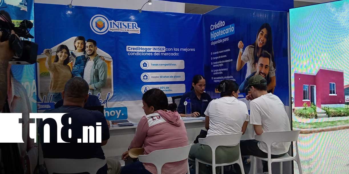 Foto: INISER acerca financiamiento en Feria de la Vivienda/ tn8