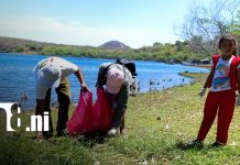 Foto: Laguna de Xiloá limpia/ TN8