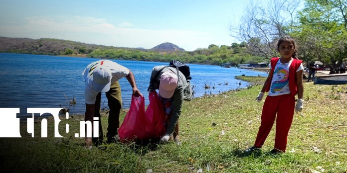 Foto: Laguna de Xiloá limpia/ TN8