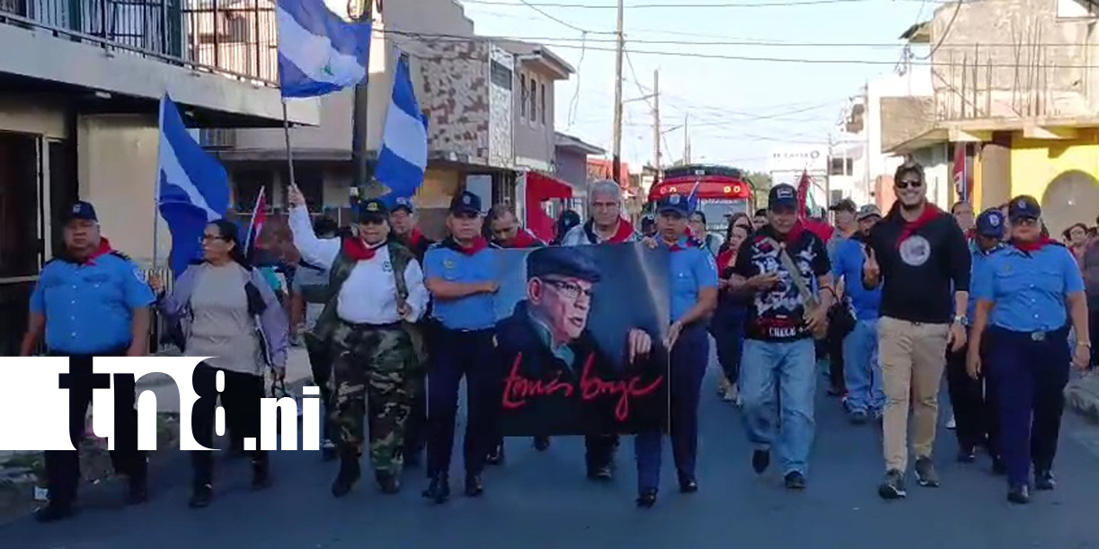Foto: Con dianas y fervor, militancia recuerda a Tomás Borge en Carazo /TN8