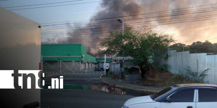 5 Foto: Incendio en Maxi Palí es controlado/ TN8