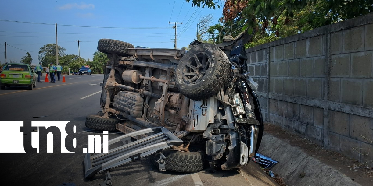 Foto: Accidente en Panamericana Sur deja lesionado/ TN8