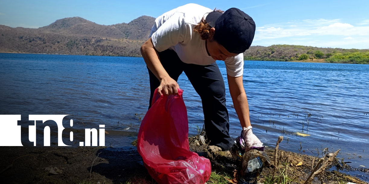 Foto: Laguna de Xiloá limpia/ TN8