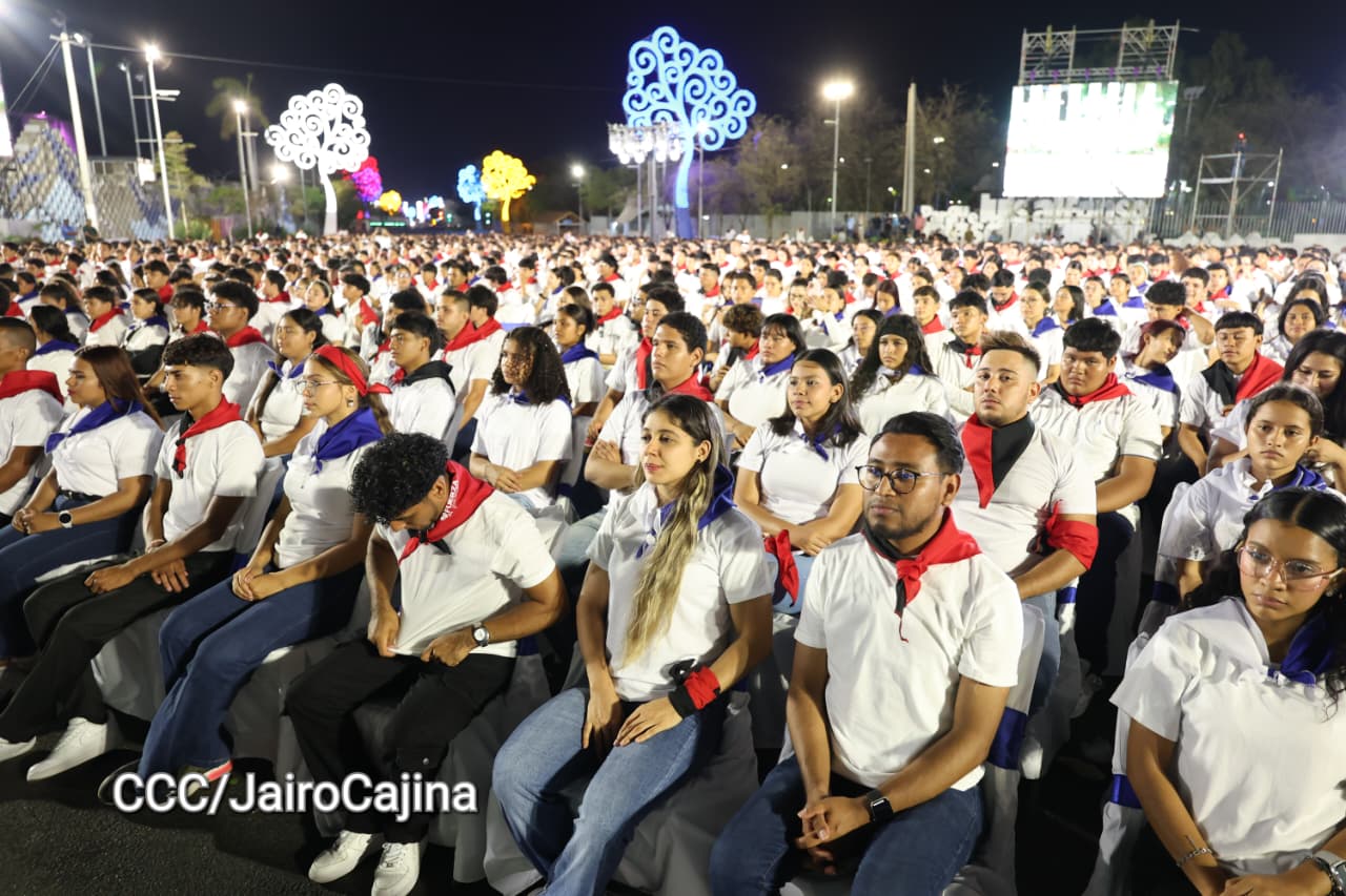 Foto: Acto por la paz y la solidaridad en Nicaragua