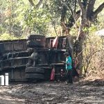 Camión cargado de piedra se vuelca y deja a profesor gravemente herido en Matagalpa Foto: Profesor gravemente herido en Matagalpa /TN8