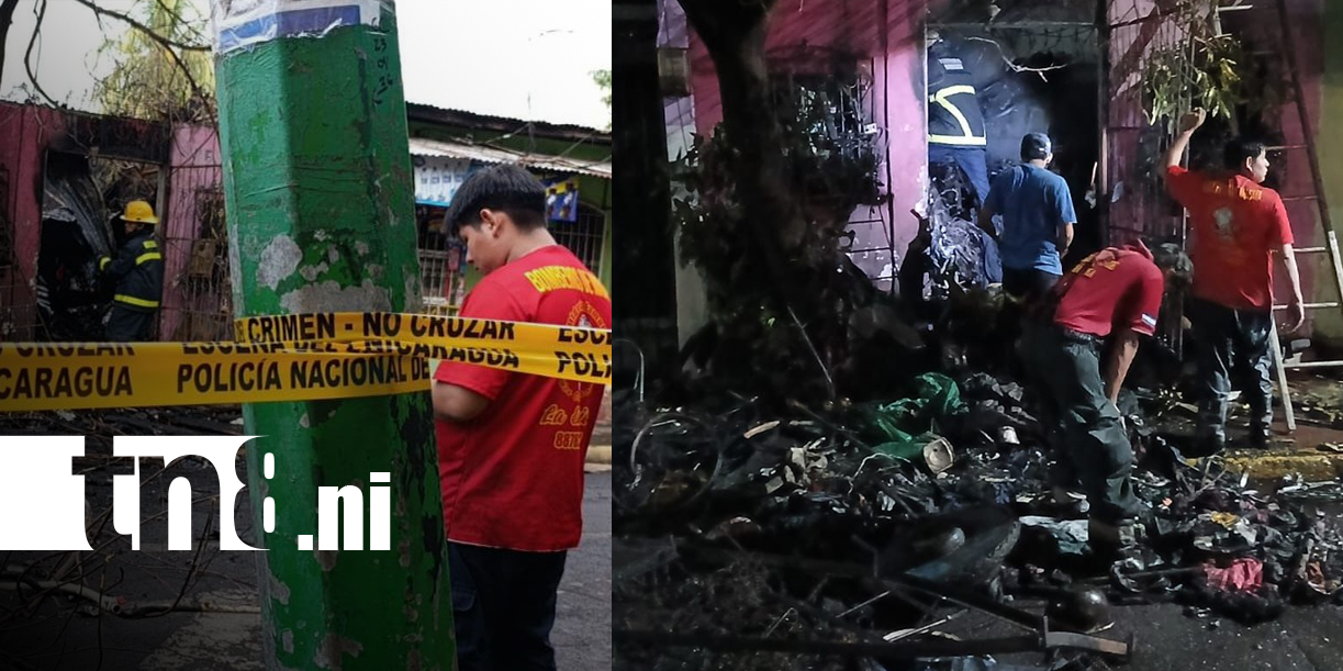 FOTO: Fallece adulto mayor en incendio en Masaya/ TN8