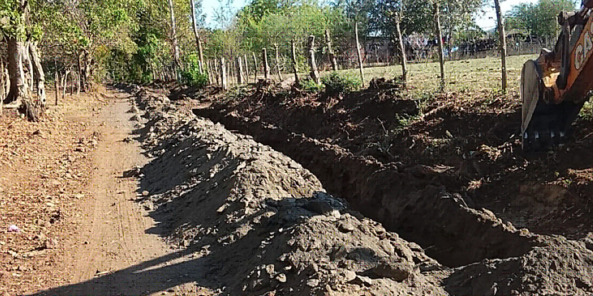 Foto: Proyecto de agua potable en Larreynaga/Cortesía