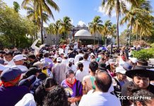 Cardenal Leopoldo Brenes destaca masiva muestra de fe en el Viacrucis de Managua Foto: Viacrucis penitencial de Managua