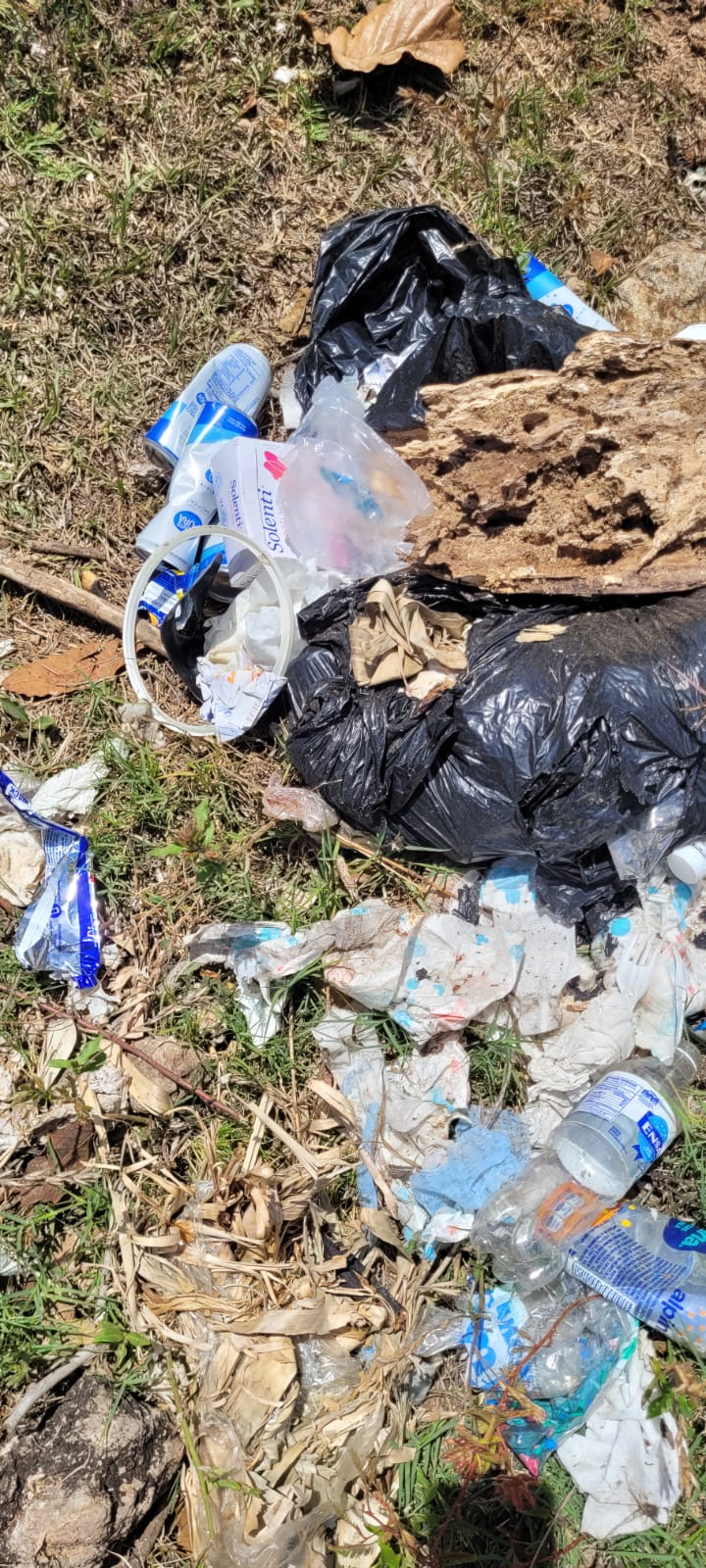 Foto: Basura que denuncia la Alcaldía de San Nicolás