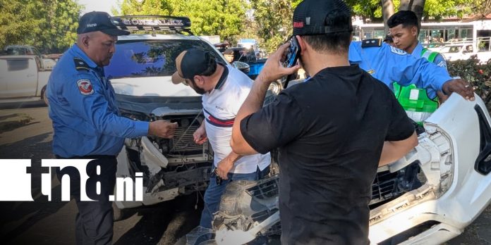 Foto: Colisión en Managua deja lesionados/TN8