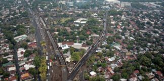 Foto: Avanzan obras en los tramos II y III de la nueva pista en Managua, pese a lluvias