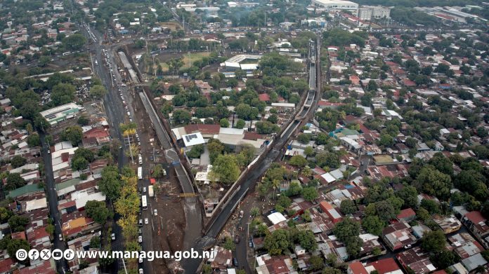 Foto: Avanzan obras en los tramos II y III de la nueva pista en Managua, pese a lluvias Foto: Avanzan obras en los tramos II y III de la nueva pista en Managua, pese a lluvias