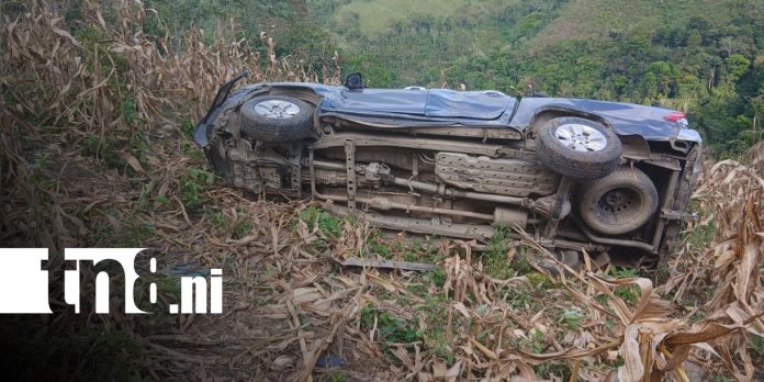 9 Foto: Conductor pierde el control y provoca accidente mortal en Nueva Segovia/ TN8