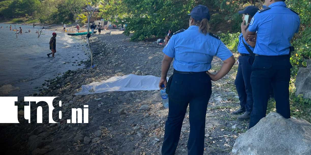 Foto: Segunda víctima por sumersión en la Laguna de Apoyo/TN8
