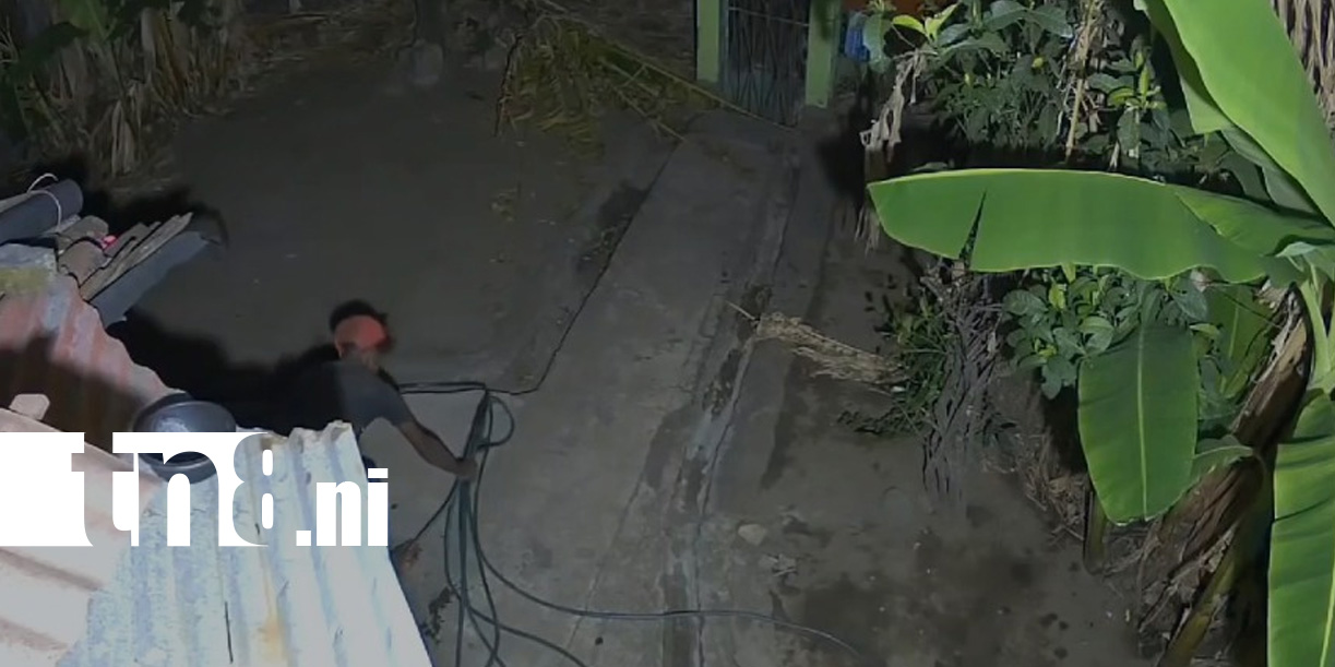 Foto: Delincuente se lleva todo en Chinandega/TN8