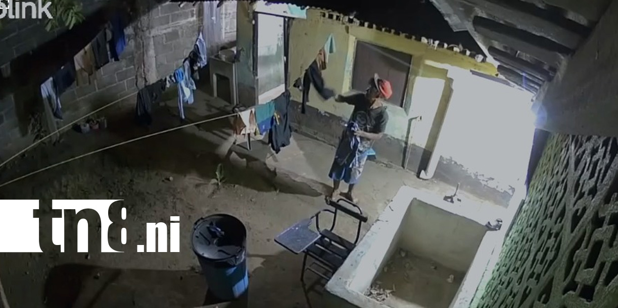 Foto: Delincuente se lleva todo en Chinandega/TN8