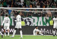 Real Madrid tropieza al empatar ante Betis, Mbappé pide el cambio real, madrid, betis,