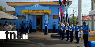 Foto: Policía Nacional inaugura delegación en el Puerto Salvador Allende en Managua/TN8
