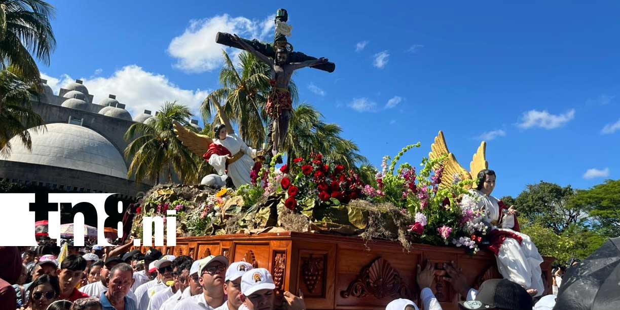 Foto: pasión de Cristo en la Catedral de Managua/TN8
